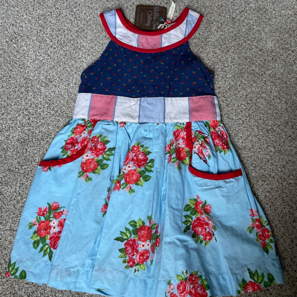 Matilda Jane red, white, and blue dress